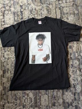 Supreme Photo Tee (NBA YoungBoy) Black Size XL 🔥